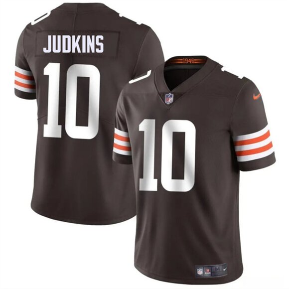 Mens Youths Kids Womens Quinshon Judkins Jersey Brown Stitched